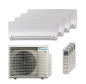 Preview: Daikin Comfora 4x FTXP 25N9 und 4MXM68A9 Multi-Split Klimaanlage