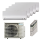 Preview: Daikin Comfora 5x FTXP 20N9 und 5MXM90A9 Multi-Split Klimaanlage