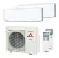 Preview: Mitsubishi Heavy 1x SRK 35 ZS-WF / 1x SRK 50 ZS-WF und SCM 71 ZS-W Multi-Split Klimaanlage