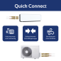 Preview: Quick Connect Montage-Set 6/10 mm für Split Klimaanlage mit 1 Innengerät