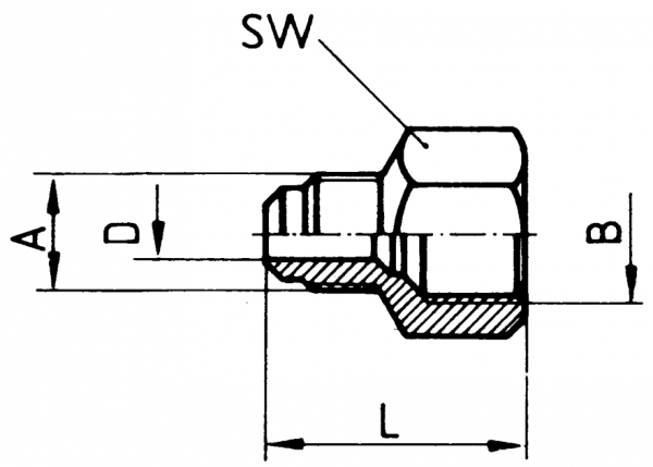 Erweiterungs-Aufschraubstutzen von 12 mm auf 16 mm