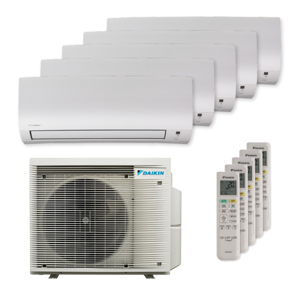 Daikin Comfora 5x FTXP 20N9 und 5MXM90A9 Multi-Split Klimaanlage